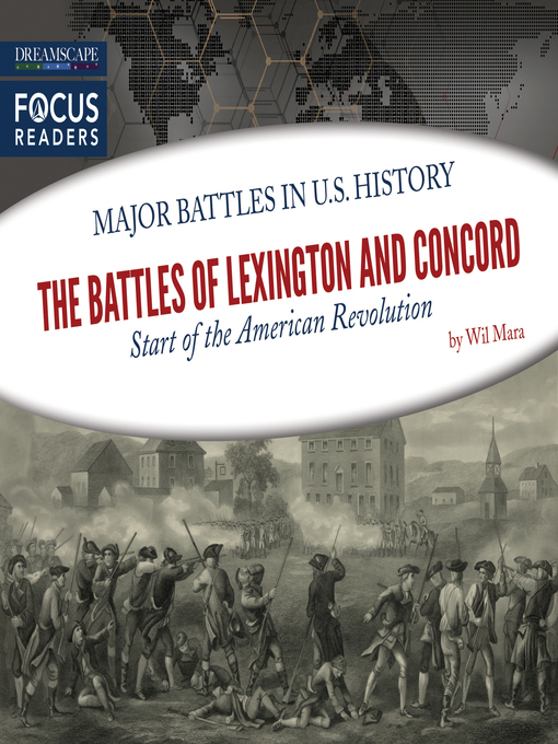 Cover image for The Battles of Lexington and Concord